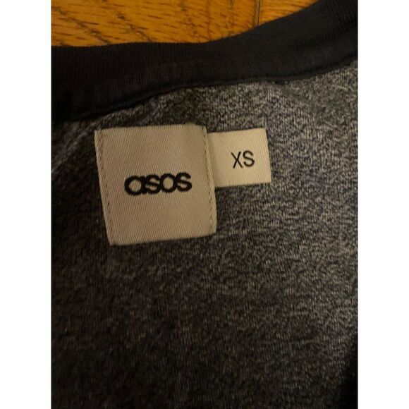 ASOS, women's grey racerback cotton tank top with front pocket size XS - Picture 7 of 8
